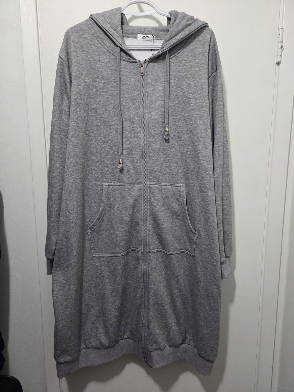 Zeagoo Women Casual Zip Up Fleece Hoodie Tunic Sweatshirt